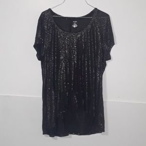 JENNIFER LOPEZ shimmer tee shirt
